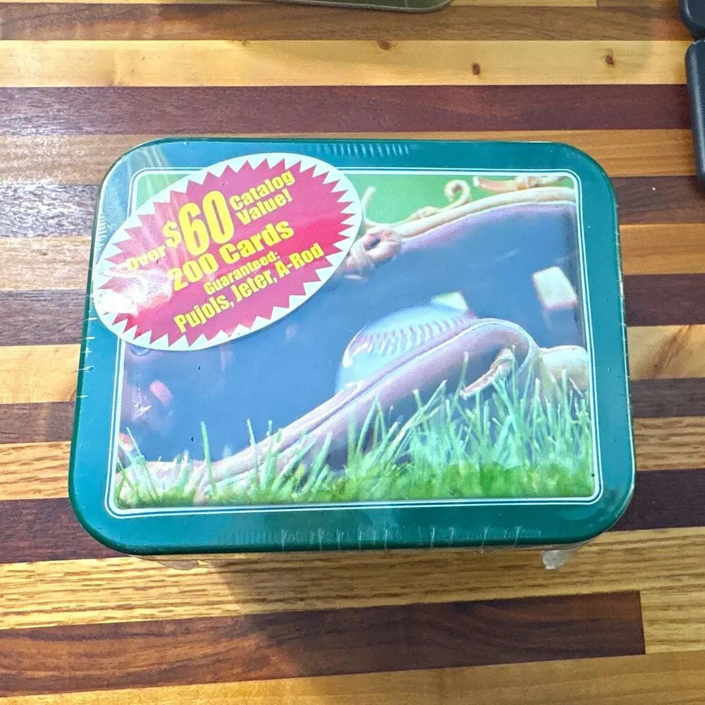 Sealed Tin Collectible w/ 200 baseball cards $60 Catalog Offer